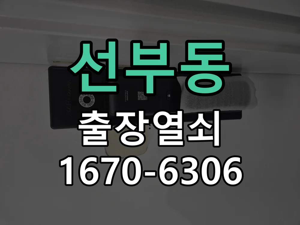 안산시 선부동 현장 점검