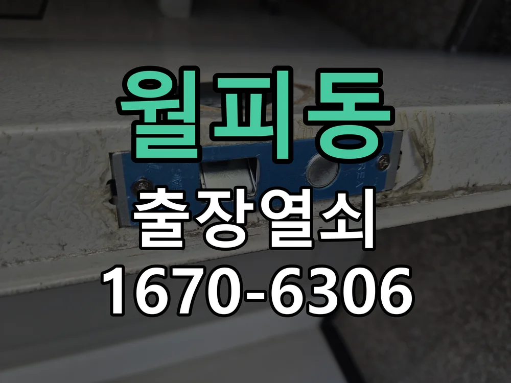 안산시 월피동 현장 점검