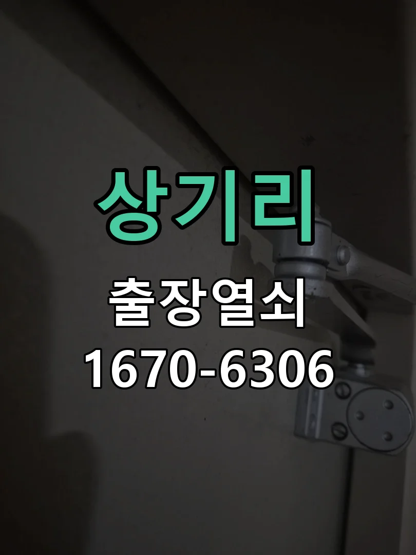 상기리 화물차 열쇠 분실 현장 제작 및 픽킹 개방