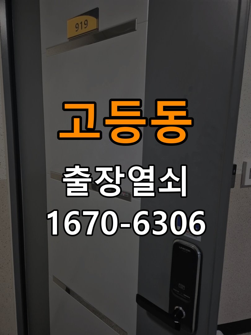 고등동열쇠 도어락 출장 설치 도어락 교체 및 이사 후 비번 변경 점검 참고 사진 2