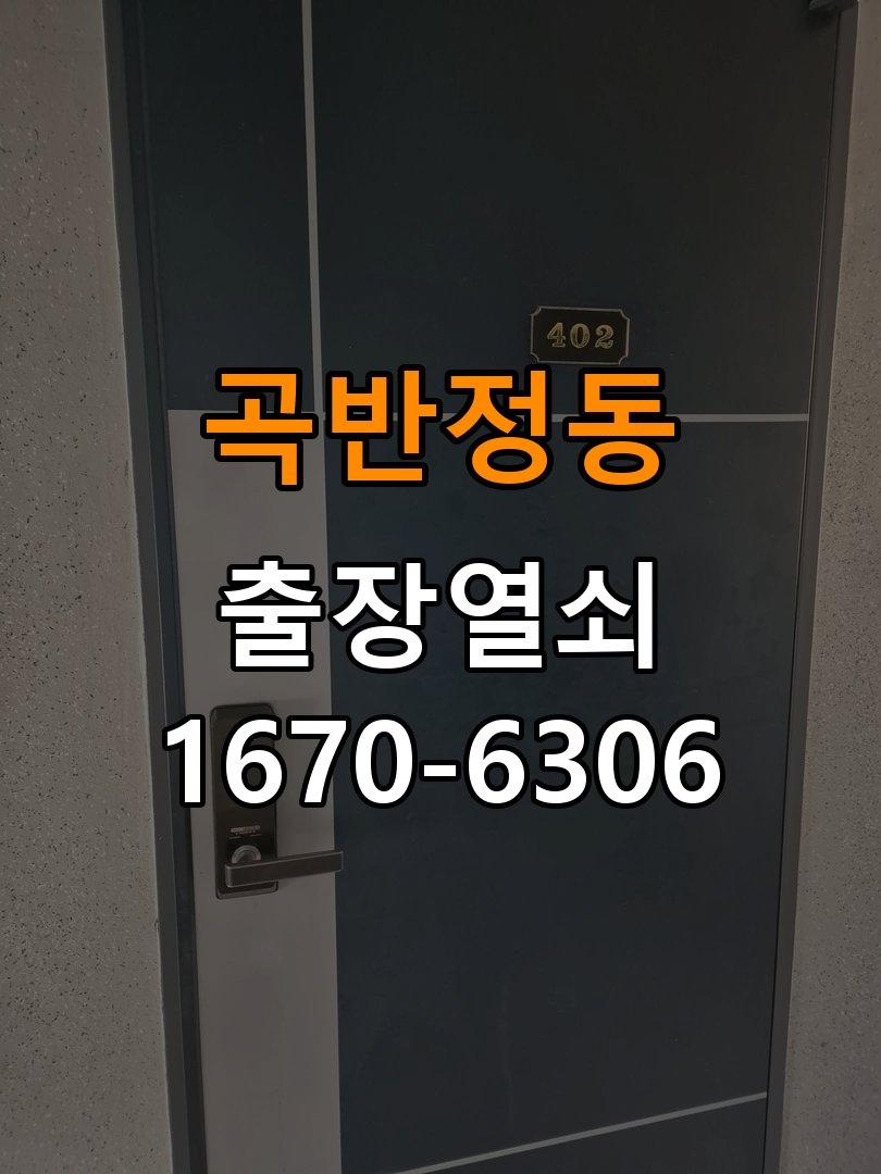 곡반정동열쇠 도어락 출장 설치 도어락 설치 불량 점검 및 수리 가이드 참고 사진 1