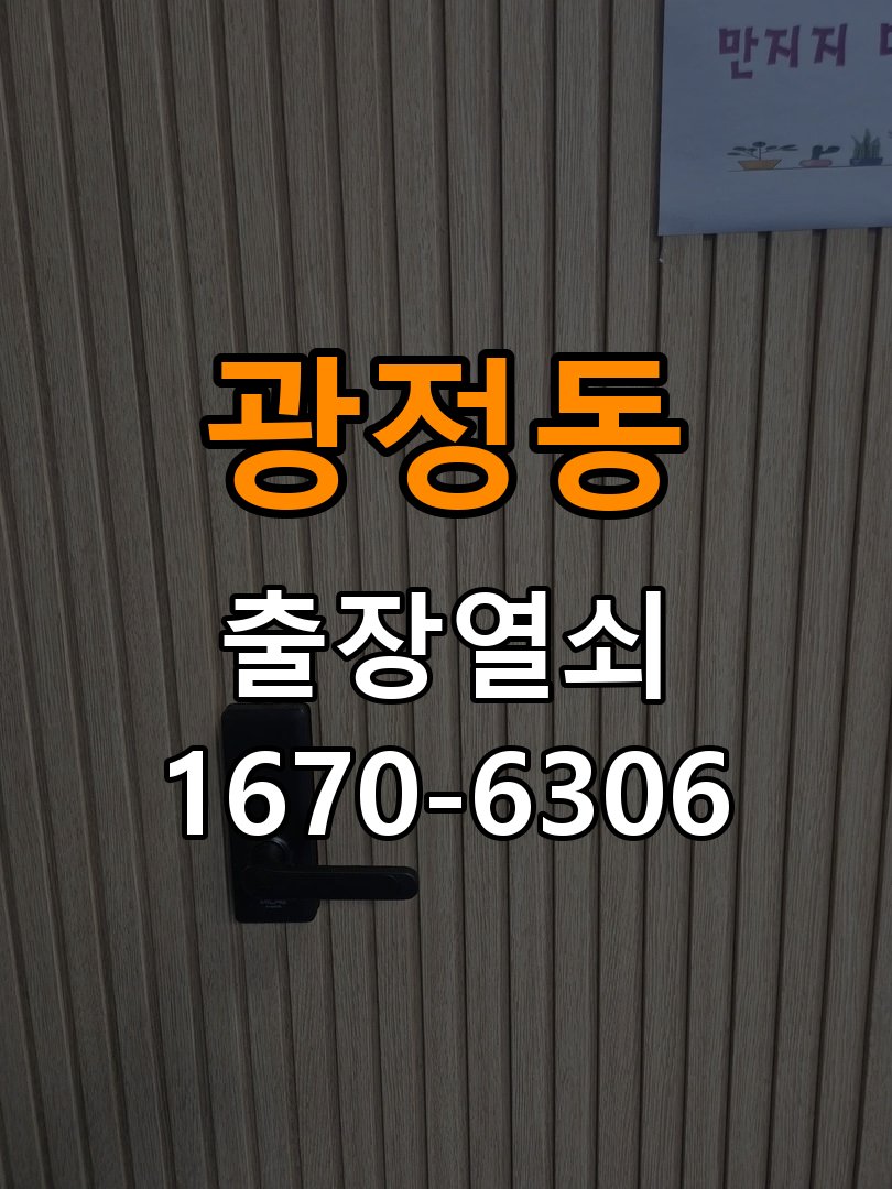 광정동 아파트 현관문 처짐 도어클로저 닫힘 속도 조절 - 이사 전후 상태 확인 작업 완료 후 정상 작동 확인