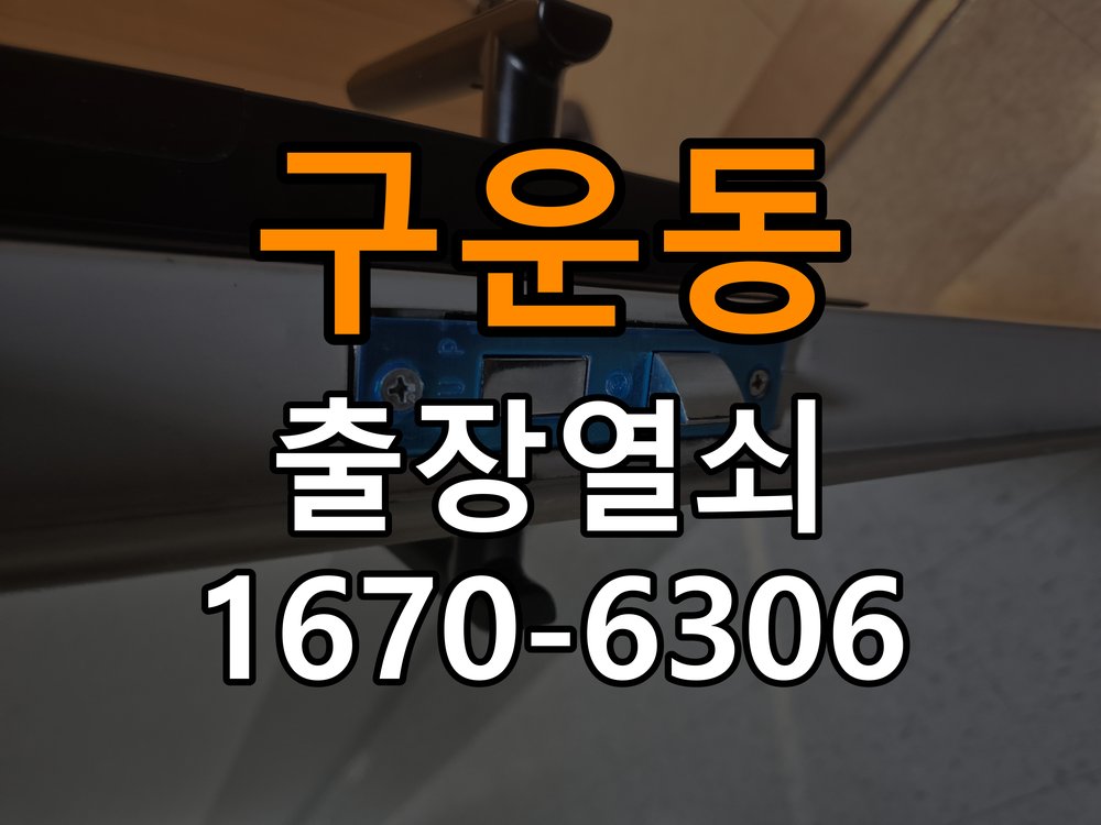 구운동열쇠 도어락 출장 설치 도어락 교체 전 호환성 및 작동 상태 확인 방법 참고 사진 1