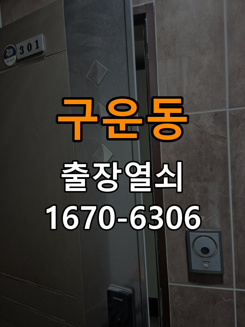 구운동열쇠 도어락 출장 설치 복도식 아파트 도어락 교체 규격 및 견적 전 필수 확인사항 참고 사진 2