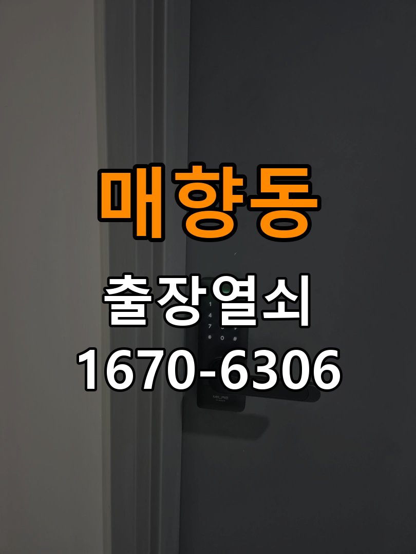 매향동열쇠 도어락 출장 설치 오피스텔 도어락 타공 규격 확인 및 교체 점검 참고 사진 1