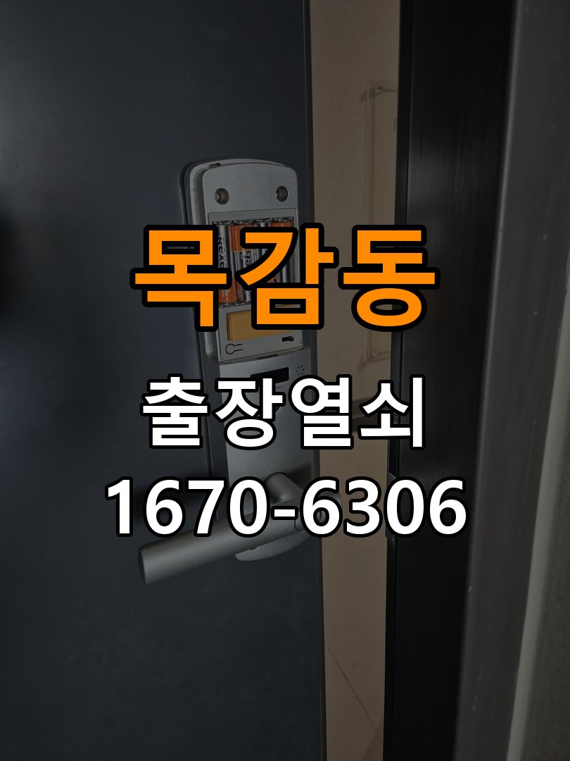 목감동 보조키 특수키 안전고리 추가 설치 작업 완료 후 정상 작동 확인