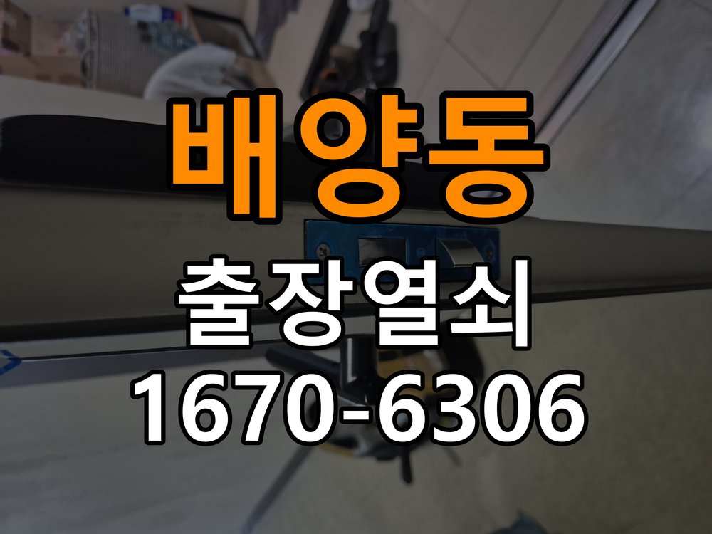 배양동 상가 셔터키 자물쇠 고장 출장 수리 작업 완료 후 정상 작동 확인