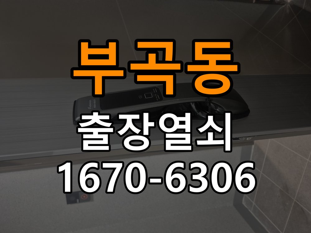 부곡동 상가 청소 후 도어락 키패드가 반응하지 않는 증상 - 장기간 사용하지 않은 뒤 점검 입력 패널 정밀 점검 및 교체