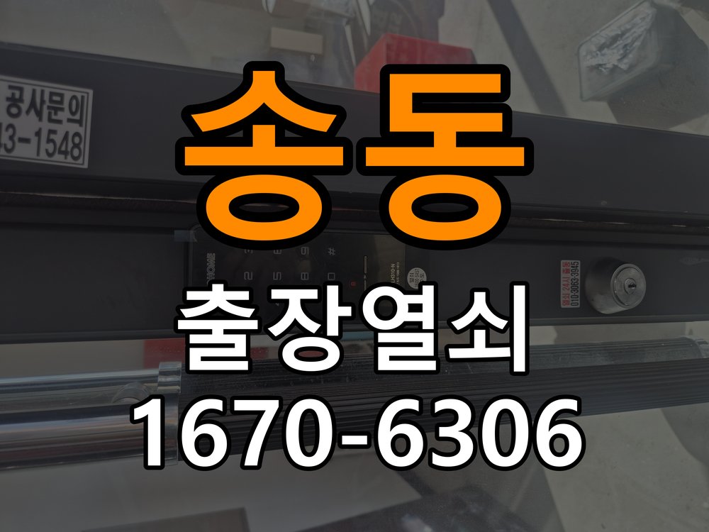 사송동열쇠 반지하 문 밀어야 잠기는 도어락 스트라이크 점검 참고 사진 1