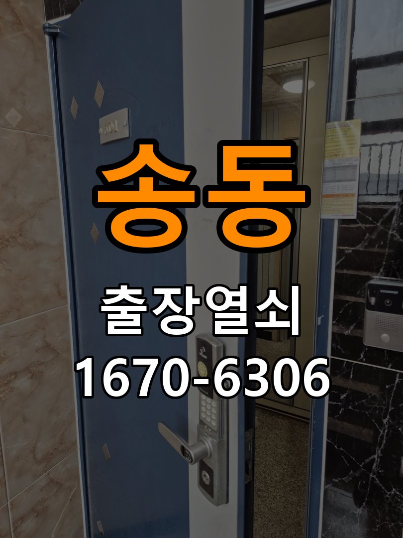 사송동열쇠 반지하 문 밀어야 잠기는 도어락 스트라이크 점검 참고 사진 3