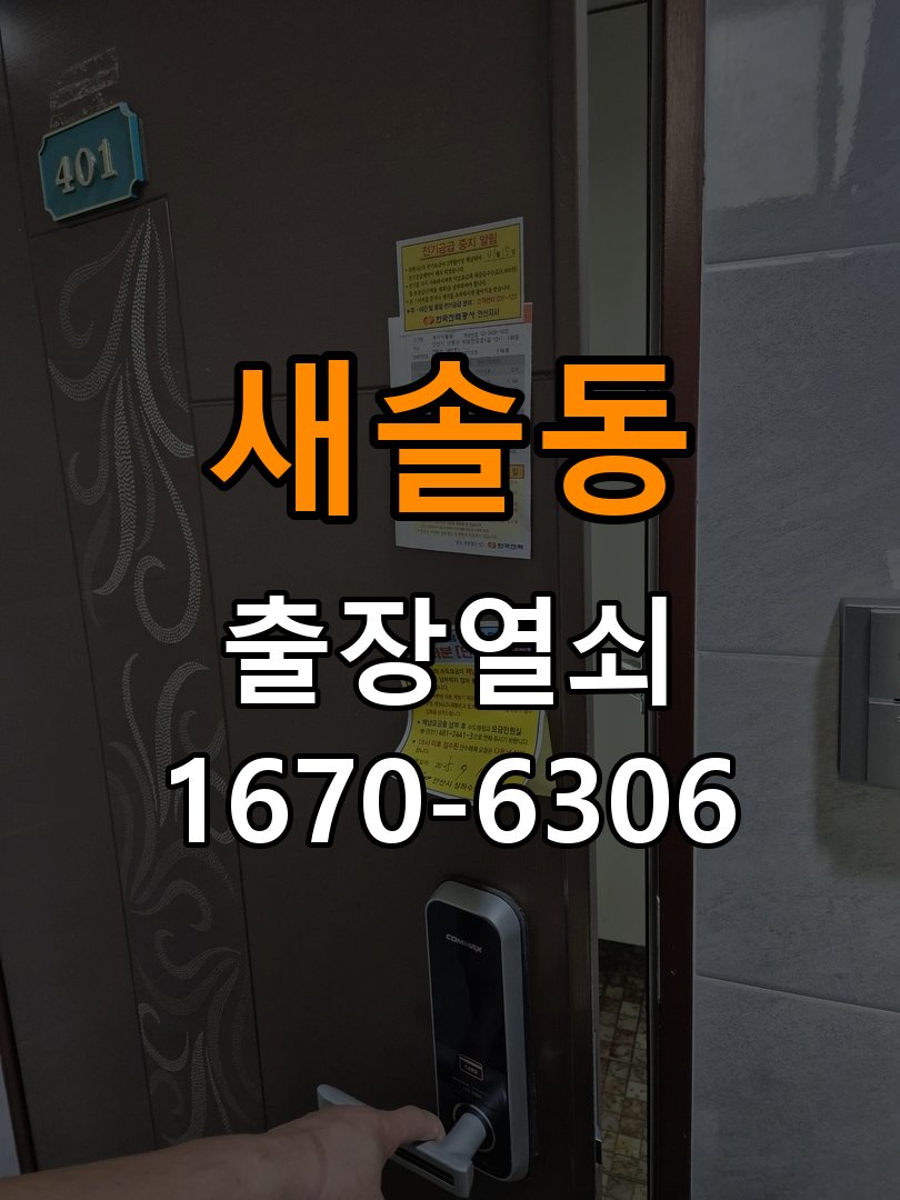 새솔동 현관문 보조키 열쇠 분실 키통 교체 특수 딤플키 실린더 보조키 교체 정밀 점검 및 교체
