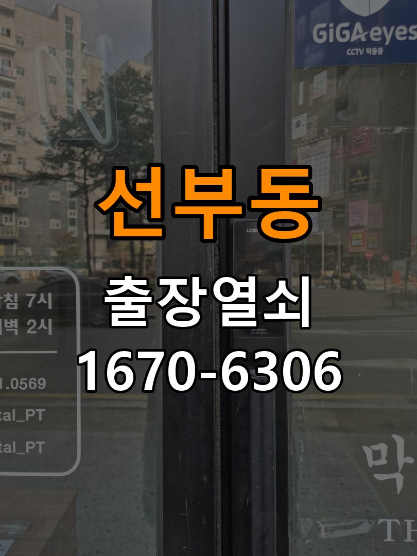 선부동 보조키 특수키 안전고리 추가 설치 도어락 외에 추가적인 이중 보안 잠금장치 필요 현장 출장