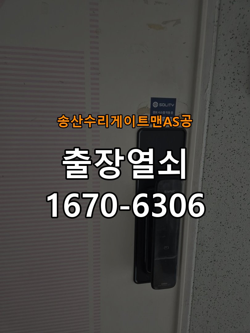 송산  수리 게이트맨 AS 공 현관문 보조키 열쇠 분실 키통 교체 특수 딤플키 실린더 보조키 교체 정밀 점검 및 교체