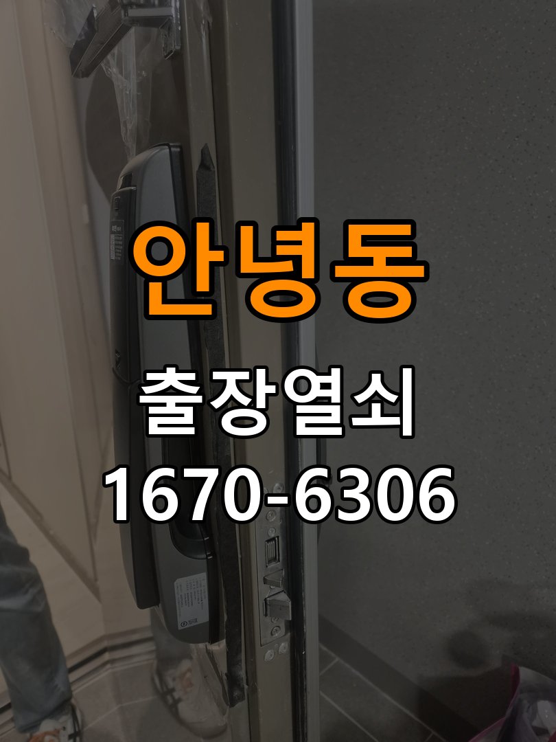 안녕동 보조키 특수키 안전고리 추가 설치 도어락 외에 추가적인 이중 보안 잠금장치 필요 현장 출장