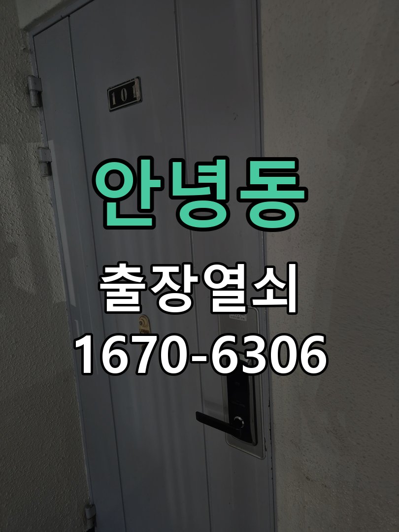 안녕동 열쇠 부러짐 키 실린더 교체 정밀 핀 실린더 뭉치 및 열쇠 3개 세트 정밀 점검 및 교체
