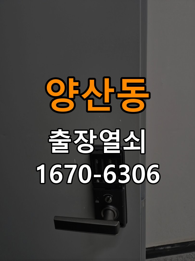 양산동도어락 열쇠집 24시 출장 상가 도어락 키패드 특정 숫자 안눌림 수리 참고 사진 1