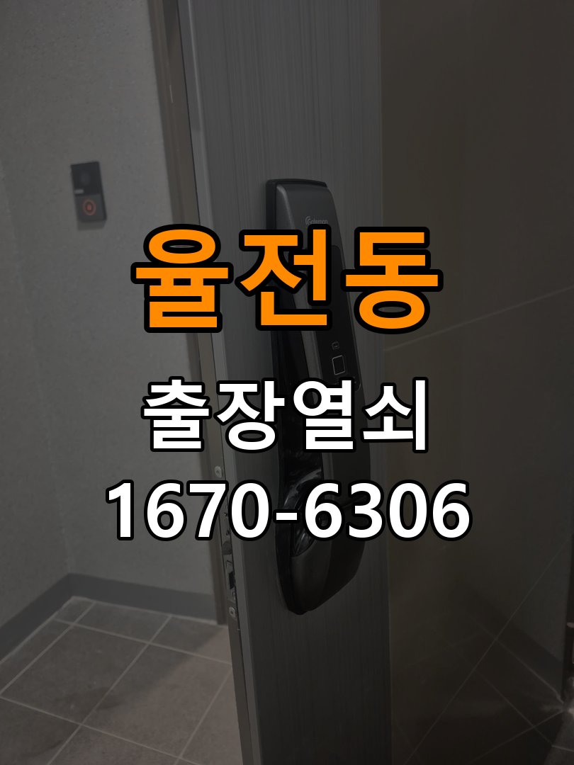 율전동열쇠 도어락 출장 설치 두꺼운 현관문 도어락 규격 확인 및 작동 점검 참고 사진 1