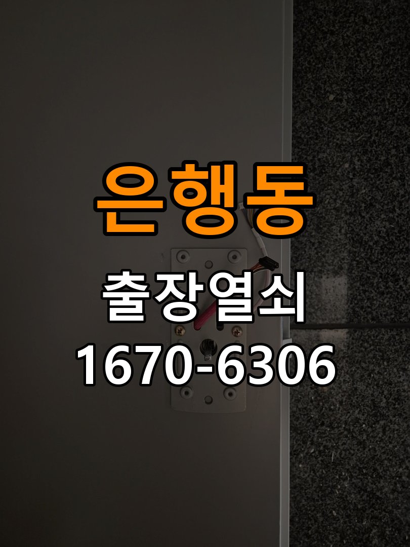 은행동열쇠 아파트 두꺼운 현관문 도어락 설치 규격 및 점검 참고 사진 4