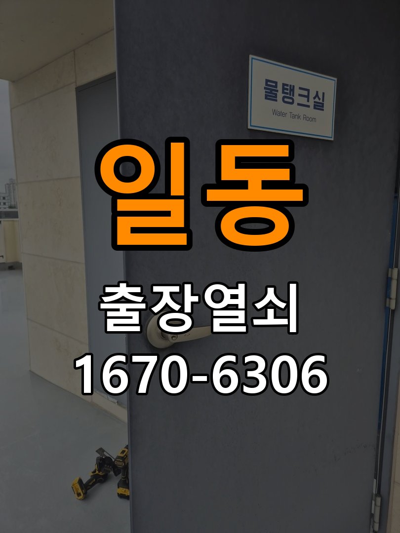일동 현관문 보조키 열쇠 분실 키통 교체 작업 완료 후 정상 작동 확인