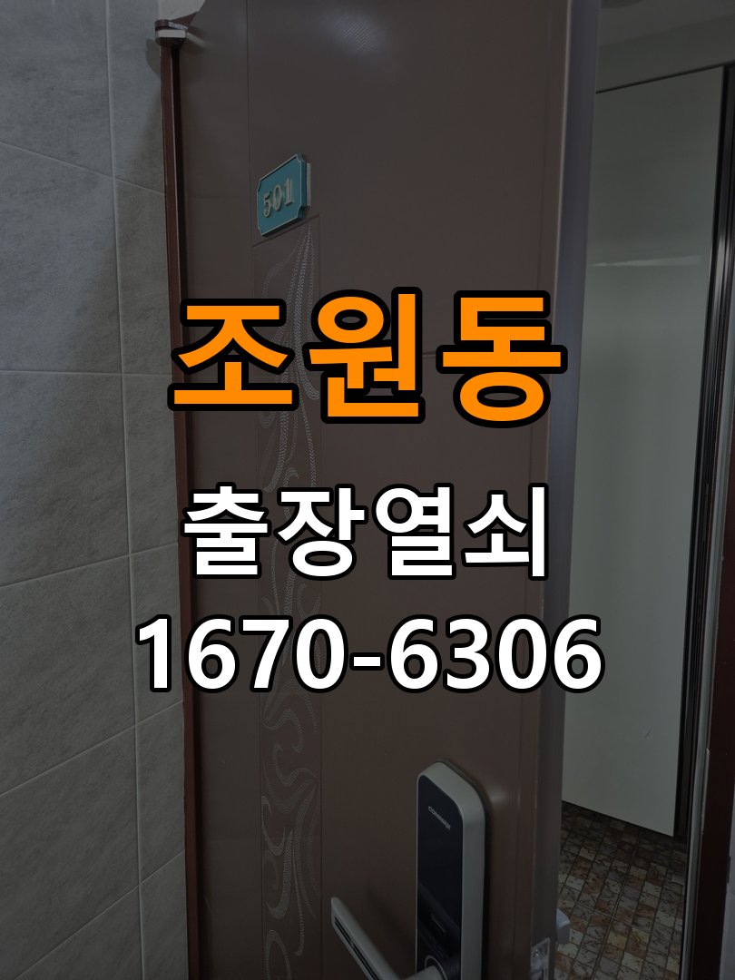 조원동열쇠 도어락 출장 설치 도어락, 이사 후 설치 환경 및 이상 증상 확인 방법 참고 사진 1