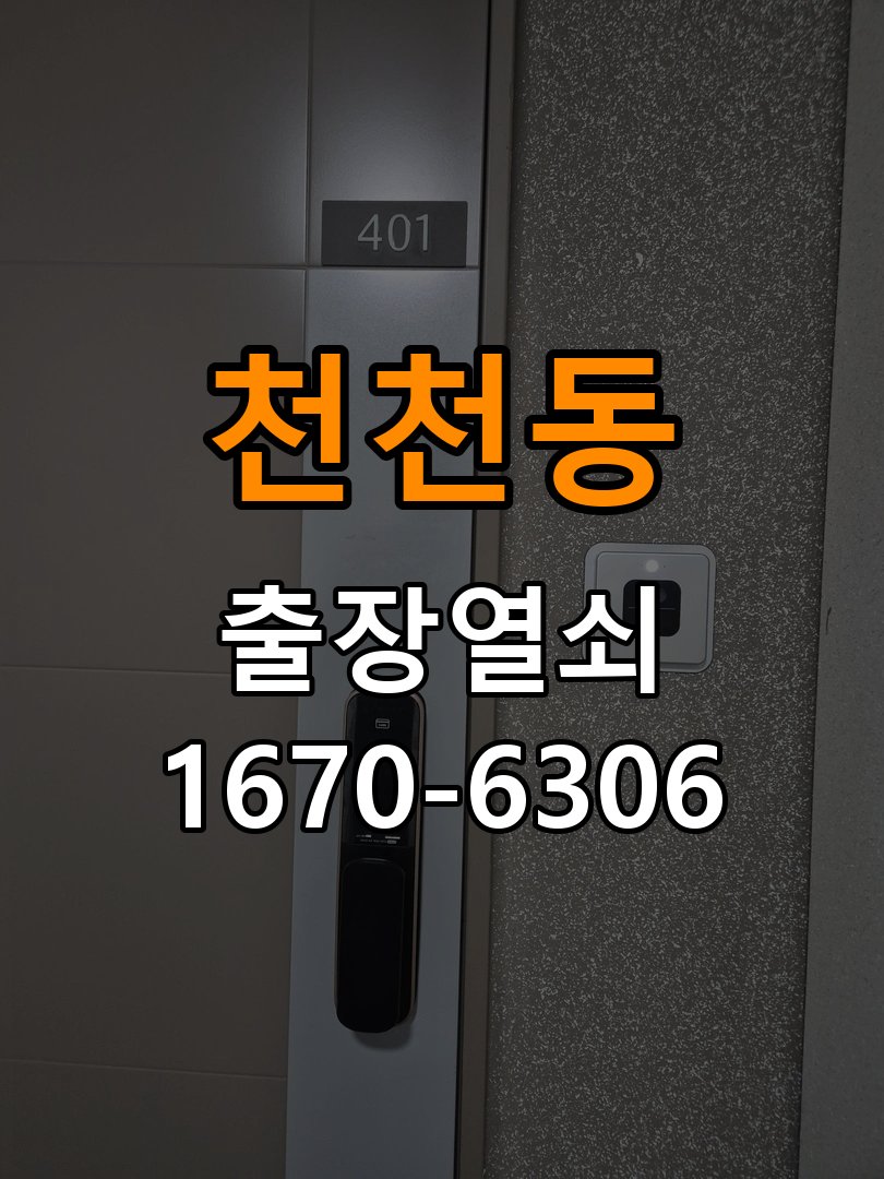 천천동열쇠 도어락 출장 설치 도어락 교체 전 필수 확인 사항 및 대응법 참고 사진 4