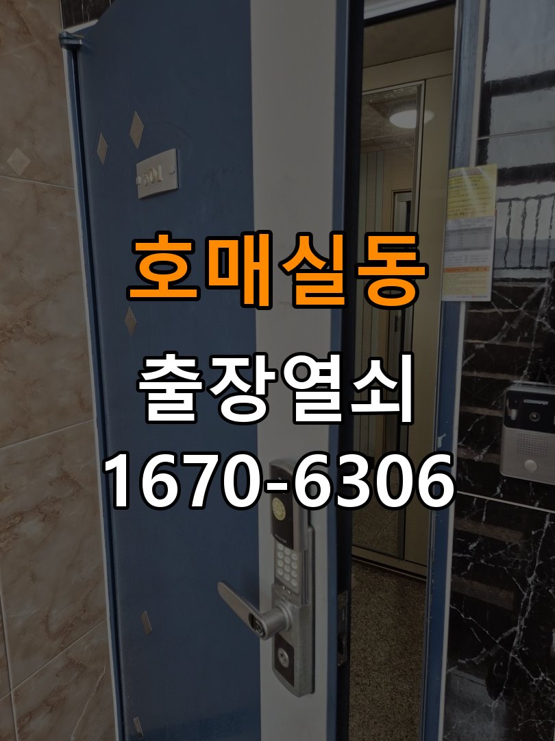 호매실동도어락 출장 열쇠집 24시 옥탑방 열쇠 부러짐 및 실린더 교체 가이드 참고 사진 1